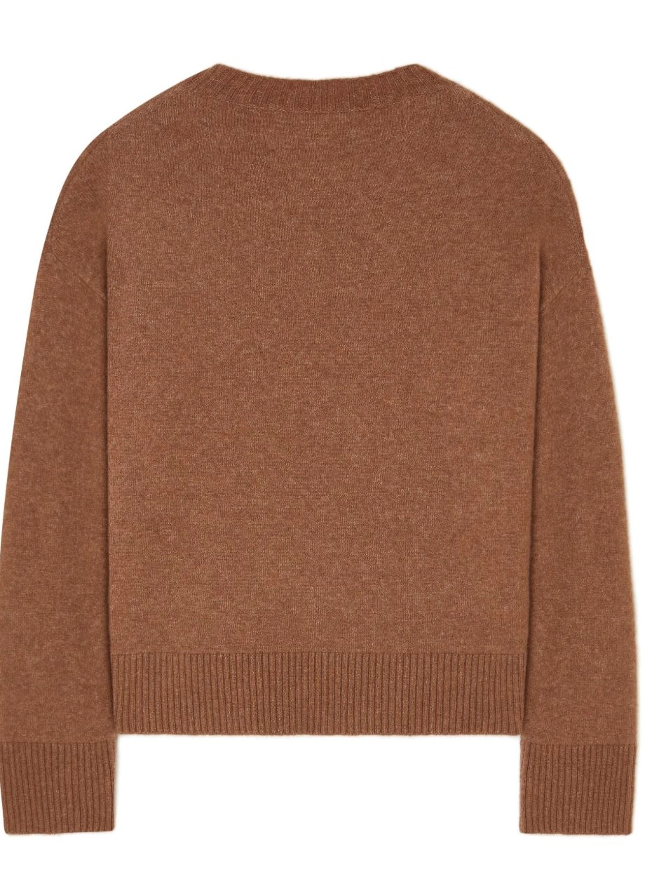 Cheap cashmere-blend Alanui jumper Women ribbed-edge 0814